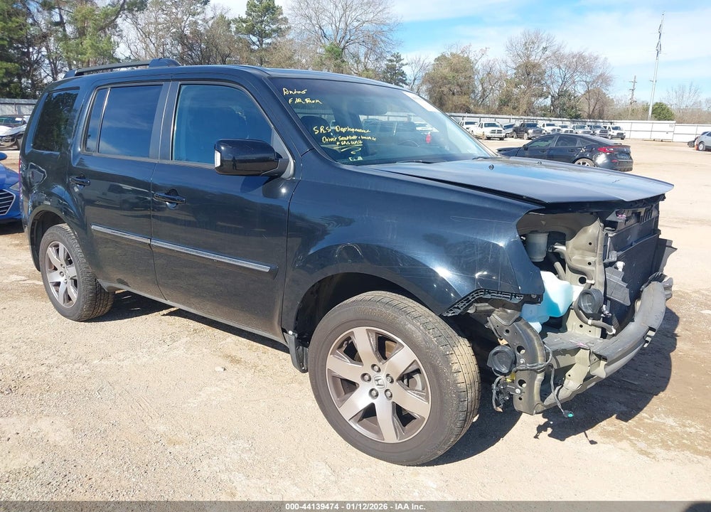 2013 HONDA PILOT TOURING VIN: 5FNYF3H99DB027467