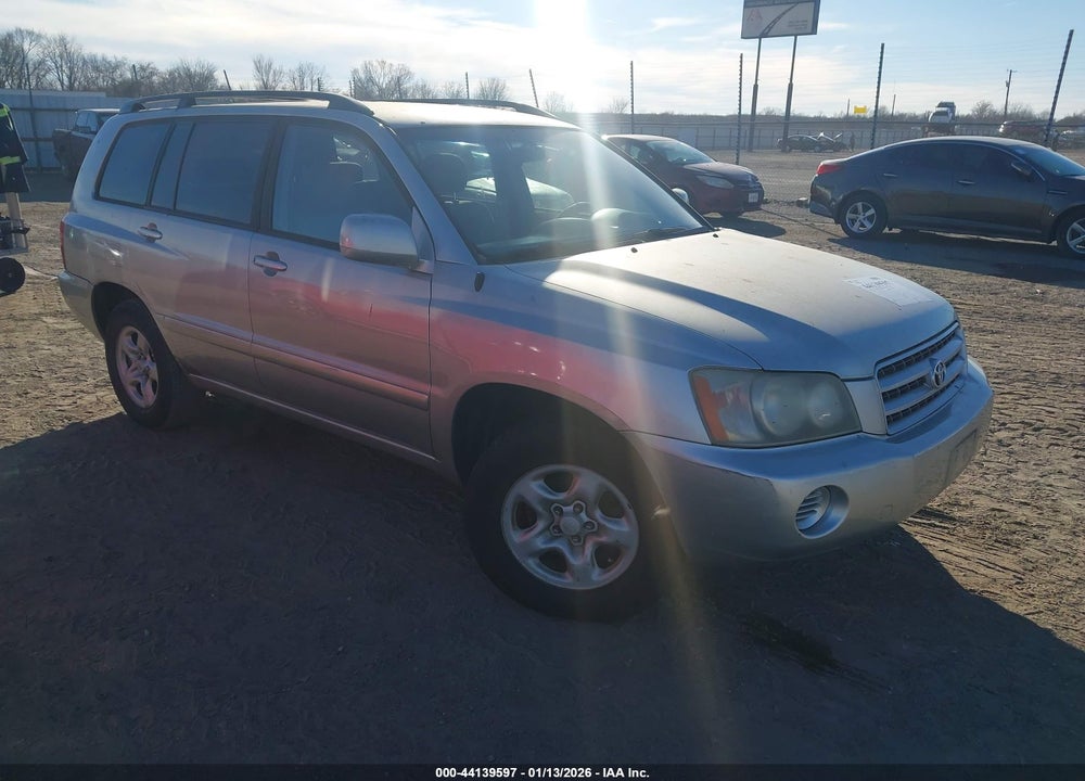 2003 TOYOTA HIGHLANDER VIN: JTEGD21A830070979