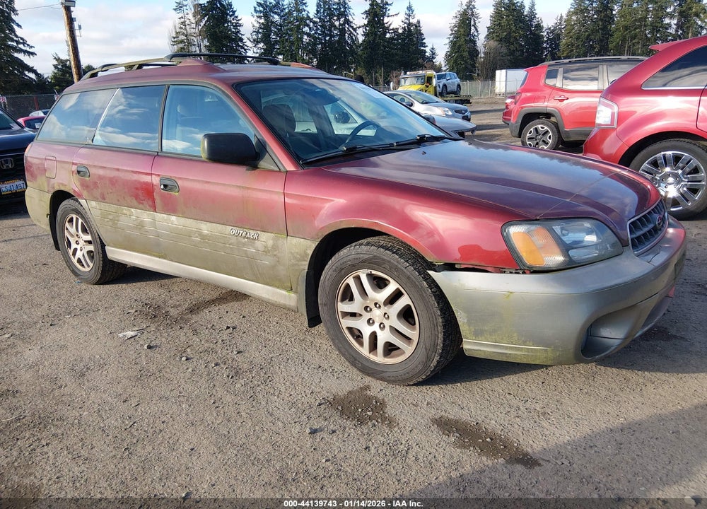 2004 SUBARU OUTBACK VIN: 4S3BH675247643842
