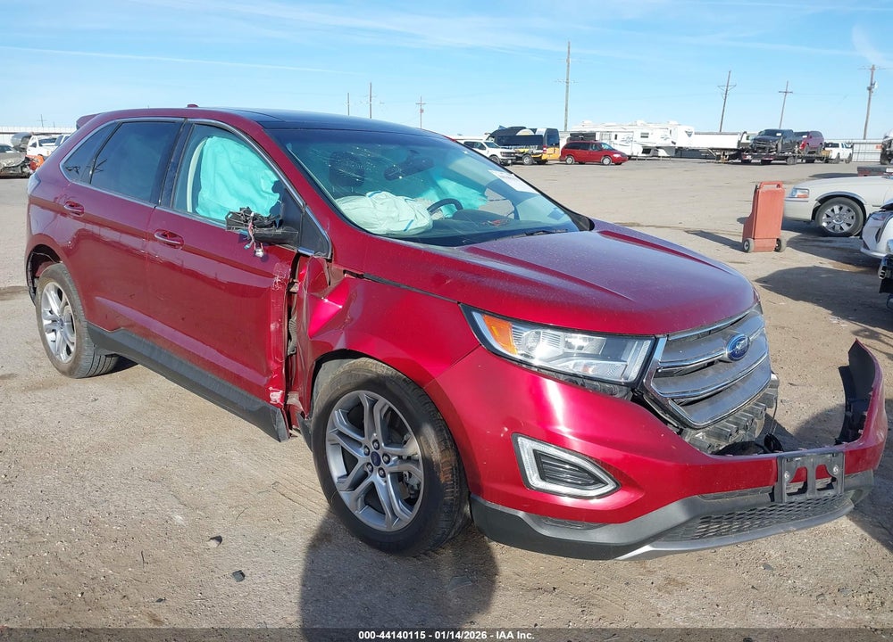 2017 FORD EDGE TITANIUM VIN: 2FMPK4K95HBC49640
