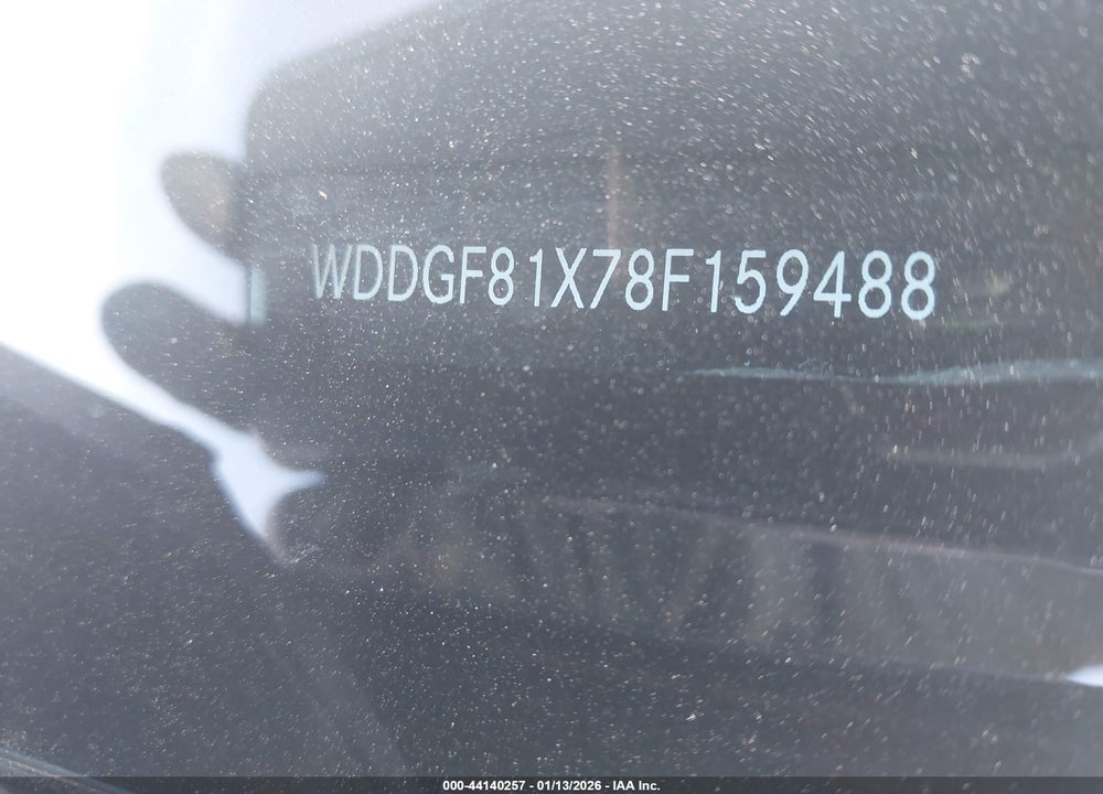2008 MERCEDES-BENZ C 300 SPORT 4MATIC VIN: WDDGF81X78F159488