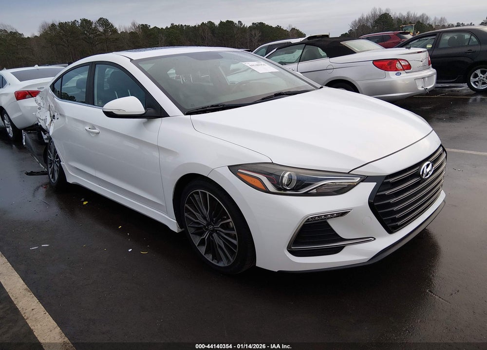 2018 HYUNDAI ELANTRA SPORT VIN: KMHD04LB6JU521624