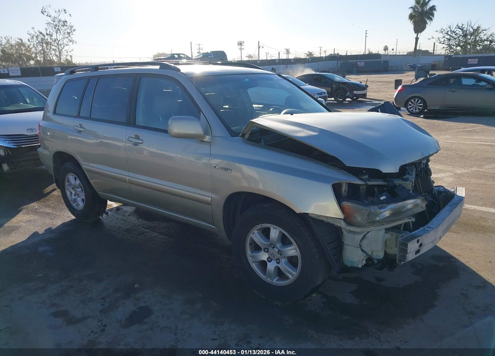 2003 TOYOTA HIGHLANDER BASE V6 VIN: JTEHF21A430108030