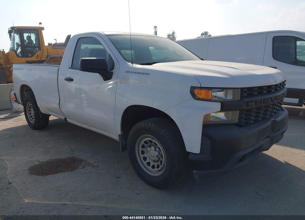 2019 CHEVROLET SILVERADO 1500 WORK TRUCK VIN: 3GCNWAEH8KG226567