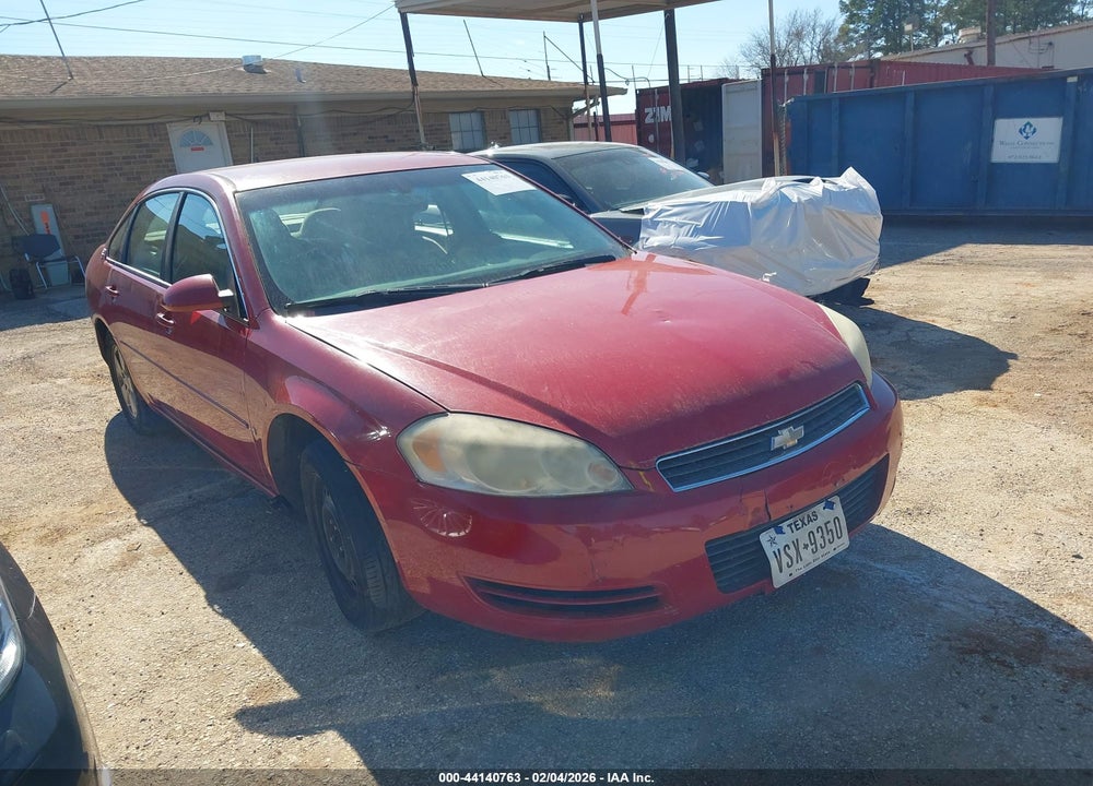 2007 CHEVROLET IMPALA LS VIN: 2G1WB58N379350863
