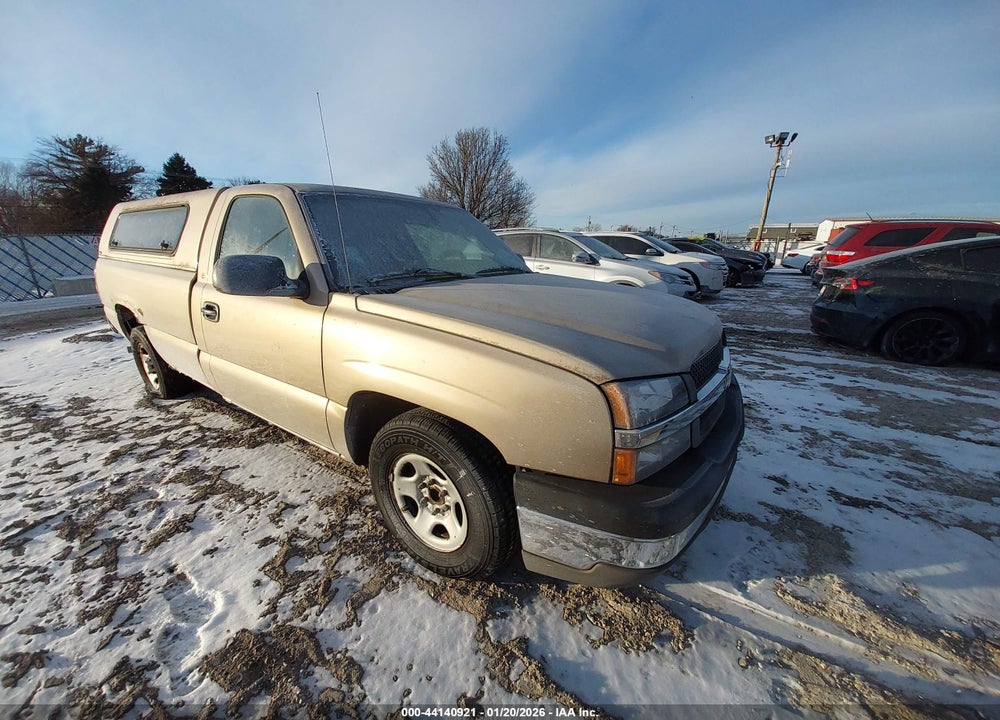 2004 CHEVROLET SILVERADO 1500 WORK TRUCK VIN: 1GCEC14X24Z117400