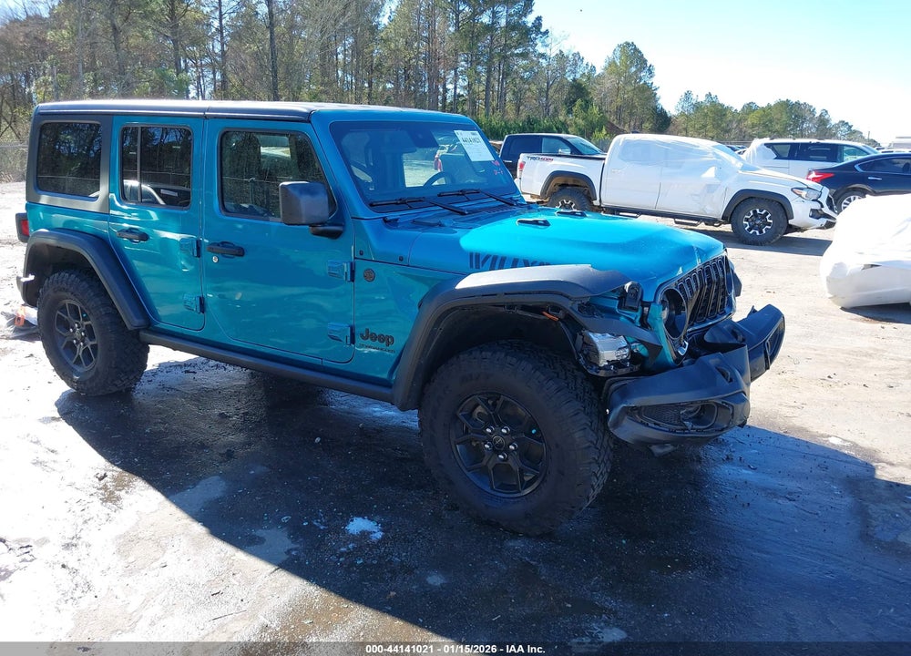 2024 JEEP WRANGLER 4-DOOR WILLYS 4X4 VIN: 1C4PJXDN4RW157857