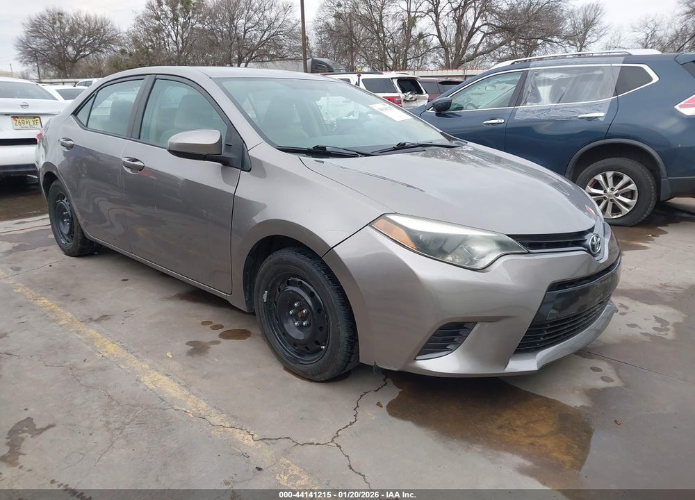 2016 TOYOTA COROLLA LE VIN: 2T1BURHE1GC717007