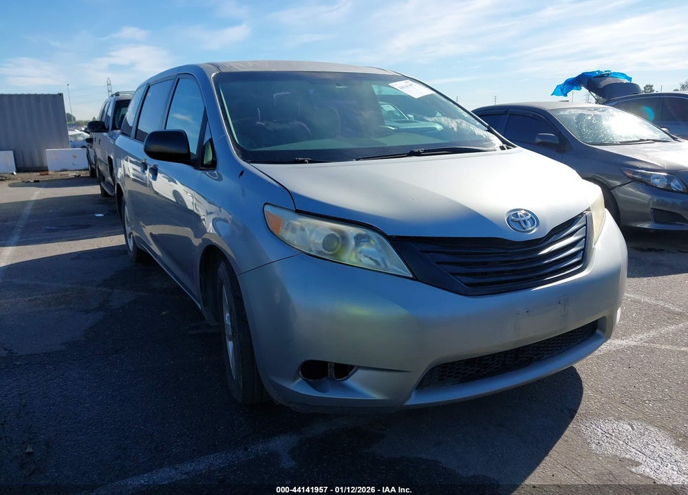2011 TOYOTA SIENNA BASE V6 VIN: 5TDZK3DC6BS149388
