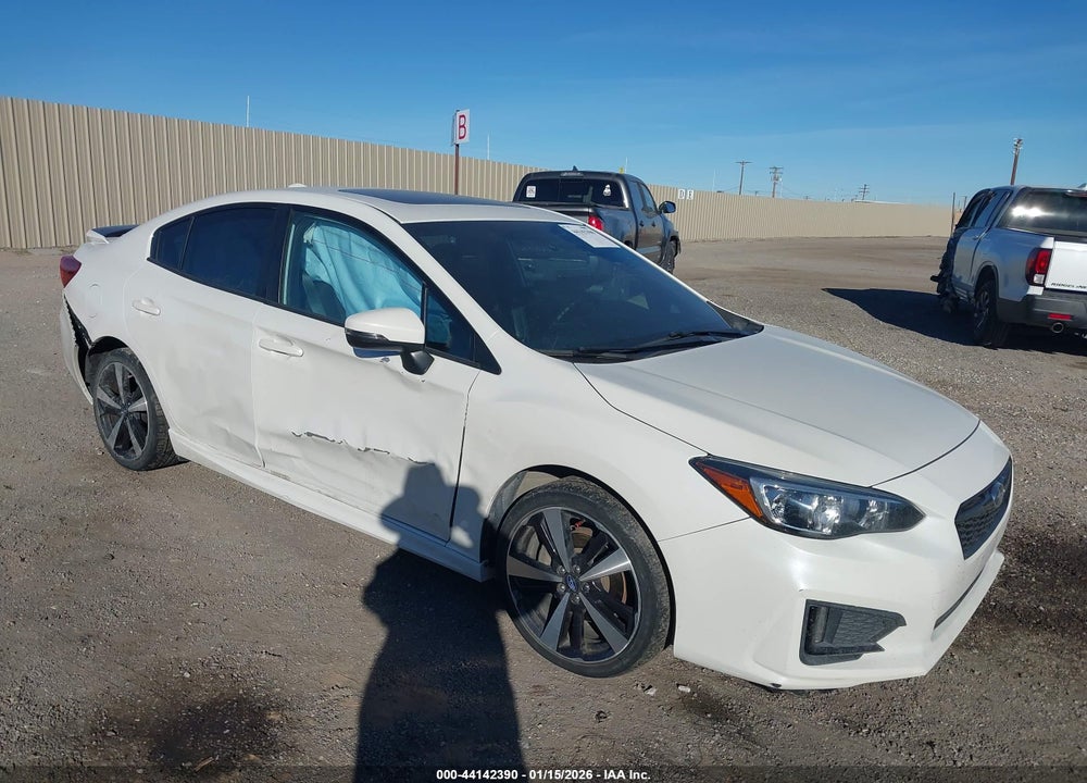 2019 SUBARU IMPREZA 2.0I SPORT VIN: 4S3GKAM64K3615357