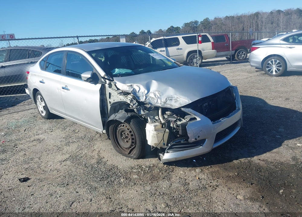 2014 NISSAN SENTRA S VIN: 3N1AB7APXEY232074