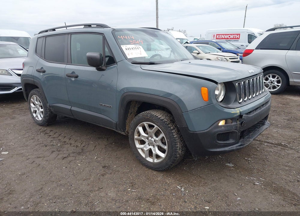 2018 JEEP RENEGADE SPORT 4X4 VIN: ZACCJBAB4JPJ53088