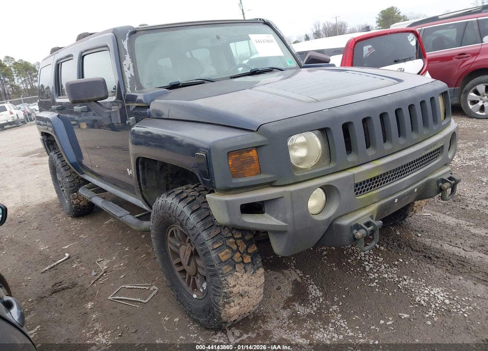 2007 HUMMER H3 SUV VIN: 5GTDN13E478177185