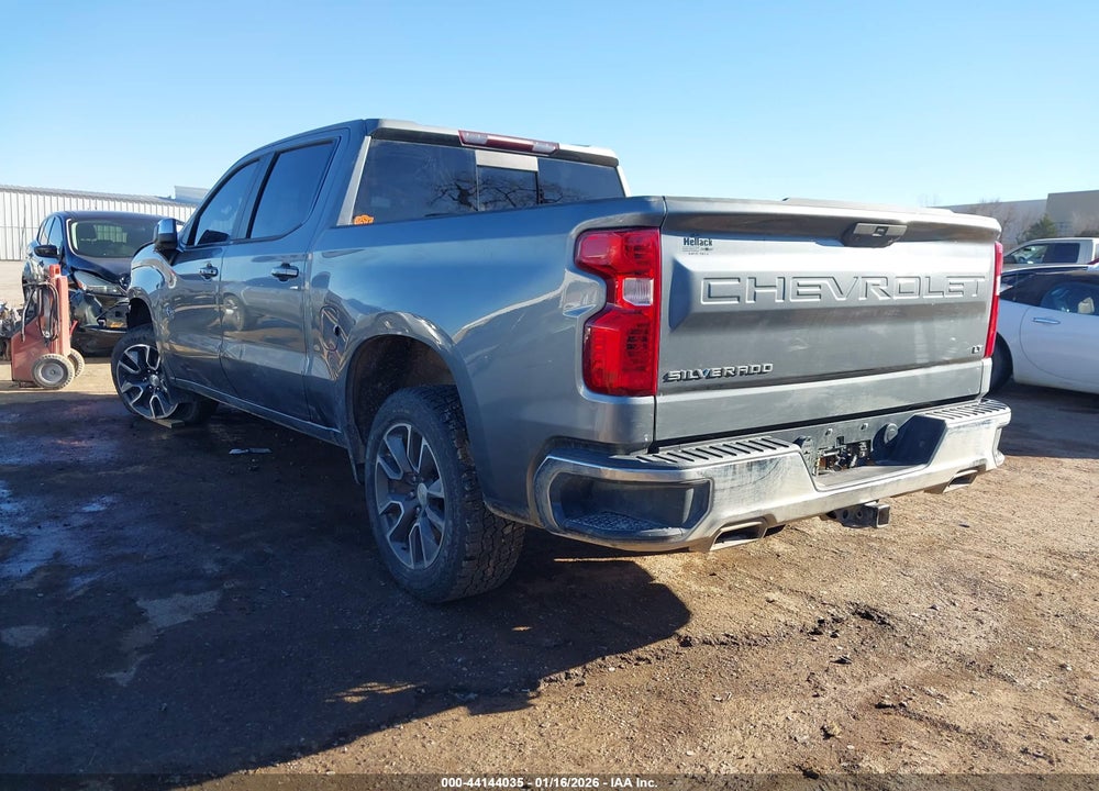 2021 CHEVROLET SILVERADO 1500 4WD  SHORT BED LT VIN: 3GCUYDED2MG190477