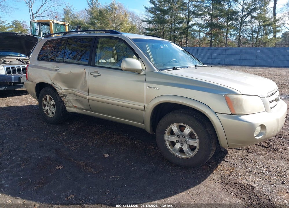 2003 TOYOTA HIGHLANDER LIMITED V6 VIN: JTEHF21A330104972
