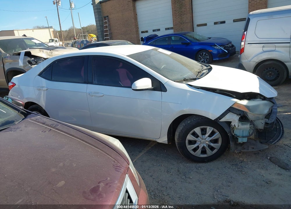2016 TOYOTA COROLLA L VIN: 2T1BURHE7GC490437