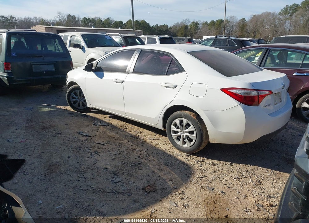 2016 TOYOTA COROLLA L VIN: 2T1BURHE7GC490437