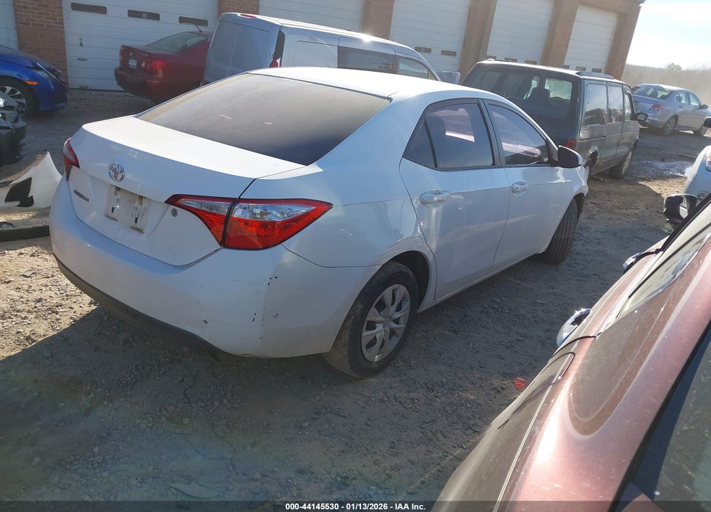 2016 TOYOTA COROLLA L VIN: 2T1BURHE7GC490437