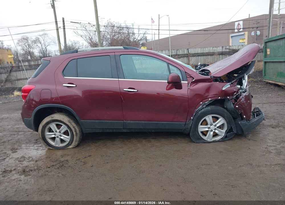 2017 CHEVROLET TRAX LT VIN: 3GNCJPSB9HL250098