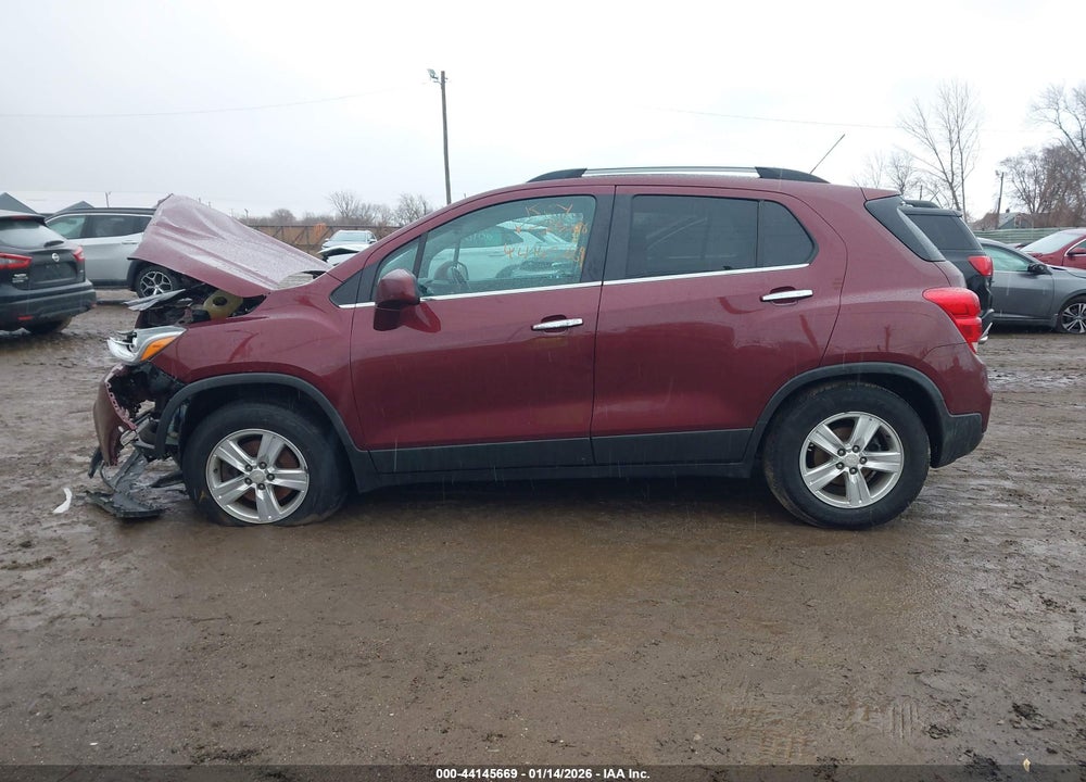 2017 CHEVROLET TRAX LT VIN: 3GNCJPSB9HL250098