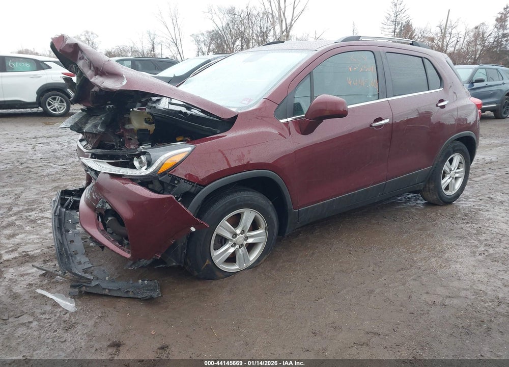 2017 CHEVROLET TRAX LT VIN: 3GNCJPSB9HL250098