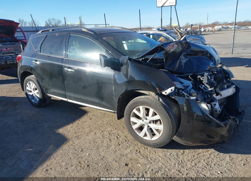 2012 NISSAN MURANO SL VIN: JN8AZ1MU8CW118199