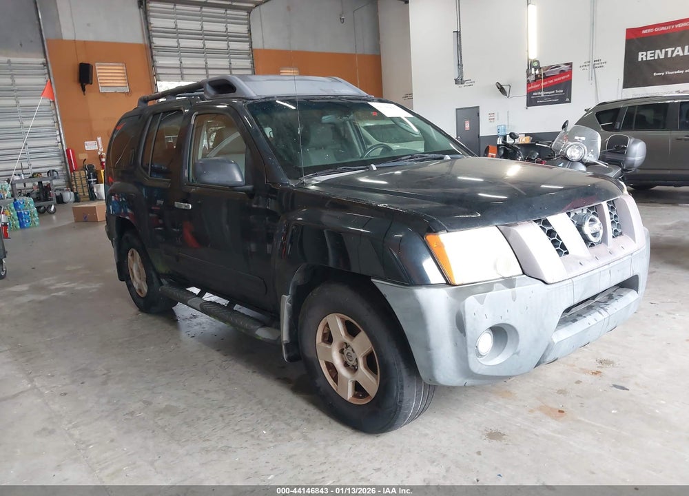 2005 NISSAN XTERRA S VIN: 5N1AN08UX5C605920