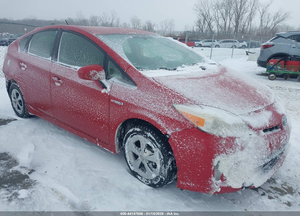 2013 TOYOTA PRIUS THREE VIN: JTDKN3DU8D0346019