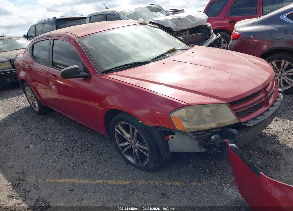 2013 DODGE AVENGER SE V6 VIN: 1C3CDZAG4DN747647