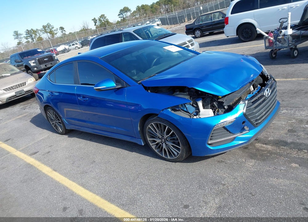 2017 HYUNDAI ELANTRA SPORT VIN: KMHD04LB3HU291888