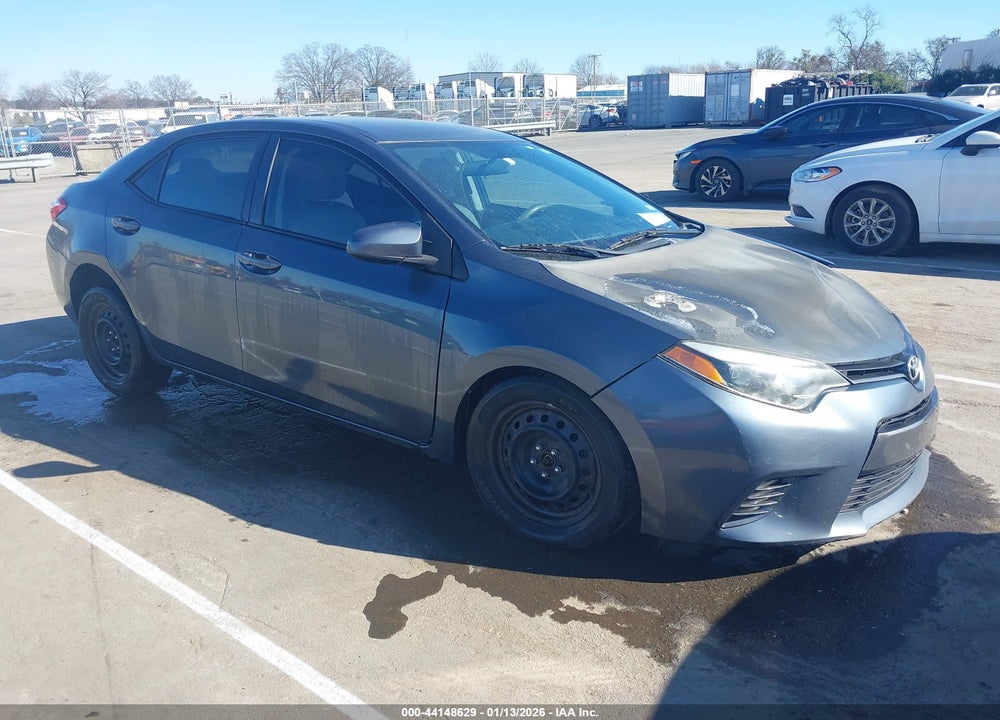 2015 TOYOTA COROLLA LE VIN: 2T1BURHE4FC451433