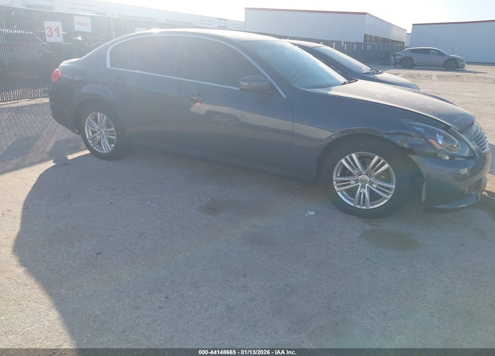2012 INFINITI G37 SEDAN JOURNEY VIN: JN1CV6AP8CM627686