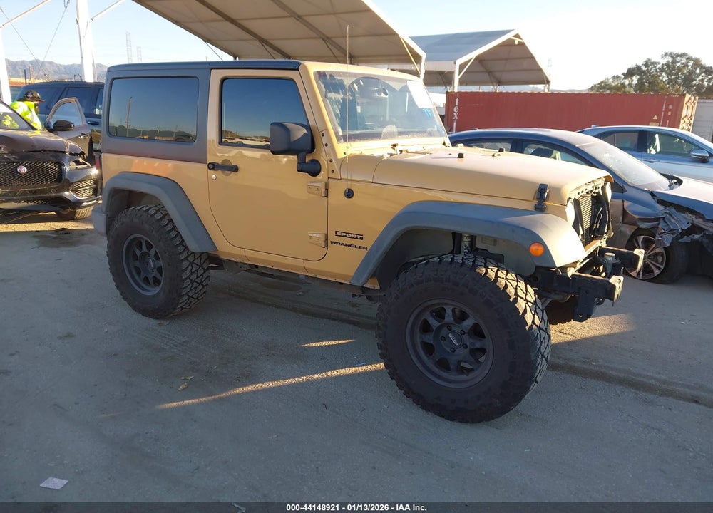 2013 JEEP WRANGLER SPORT VIN: 1C4AJWAG6DL649418
