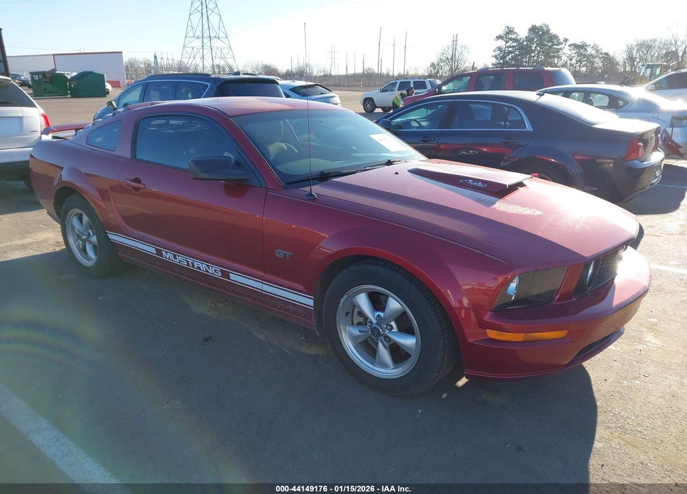2007 FORD MUSTANG GT DELUXE/GT PREMIUM VIN: 1ZVFT82H075288423