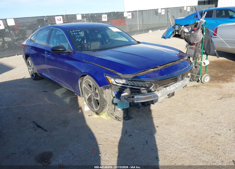 2022 HONDA ACCORD SPORT VIN: 1HGCV1F38NA121593