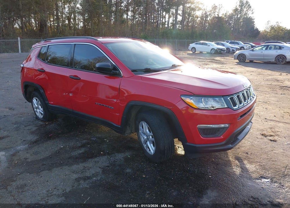 2021 JEEP COMPASS SPORT FWD VIN: 3C4NJCAB3MT563606
