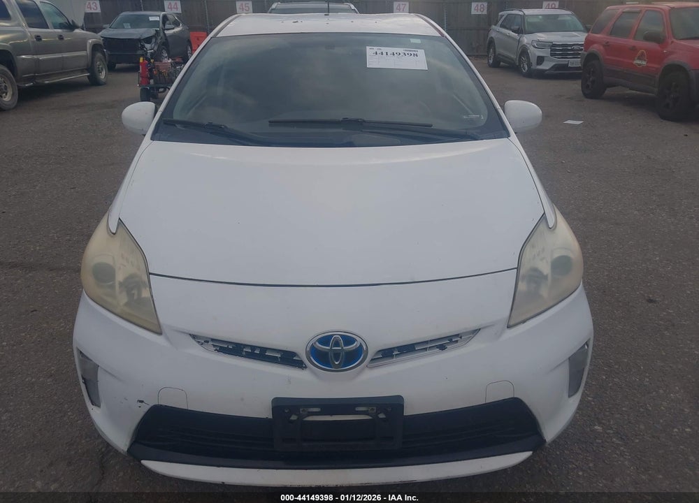 2012 TOYOTA PRIUS THREE VIN: JTDKN3DU2C1530770