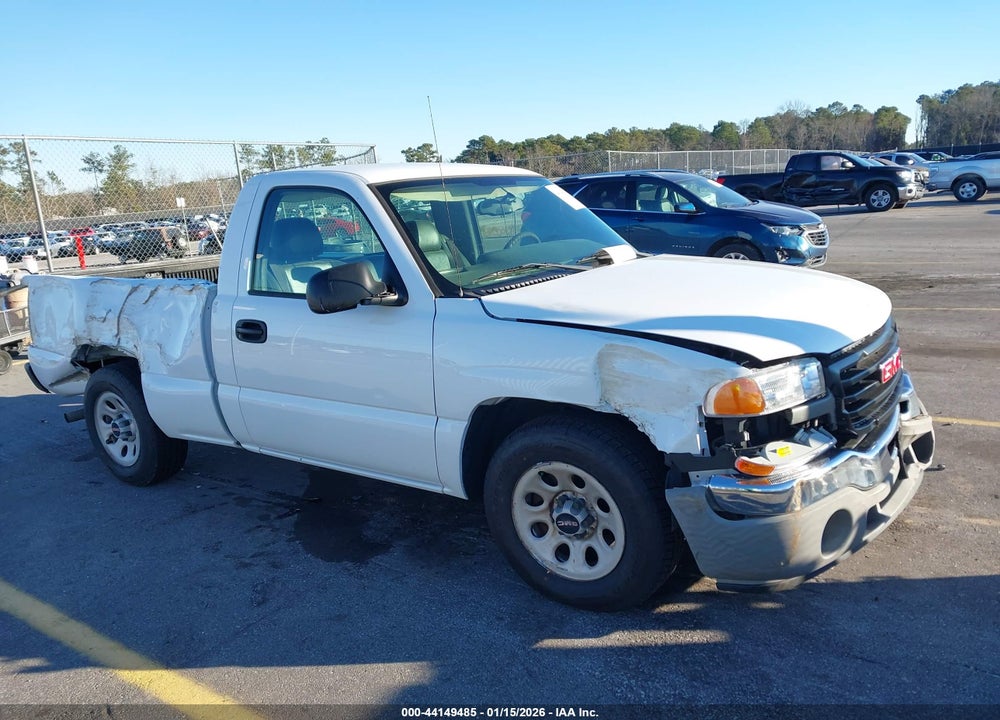 2006 GMC SIERRA 1500 WORK TRUCK VIN: 1GTEC14V66Z122133