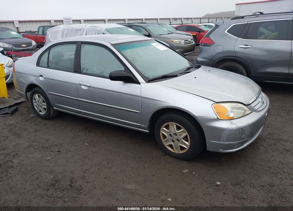 2003 HONDA CIVIC LX VIN: 2HGES16533H627334