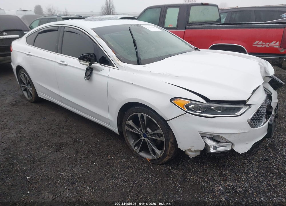 2019 FORD FUSION TITANIUM VIN: 3FA6P0D96KR221562