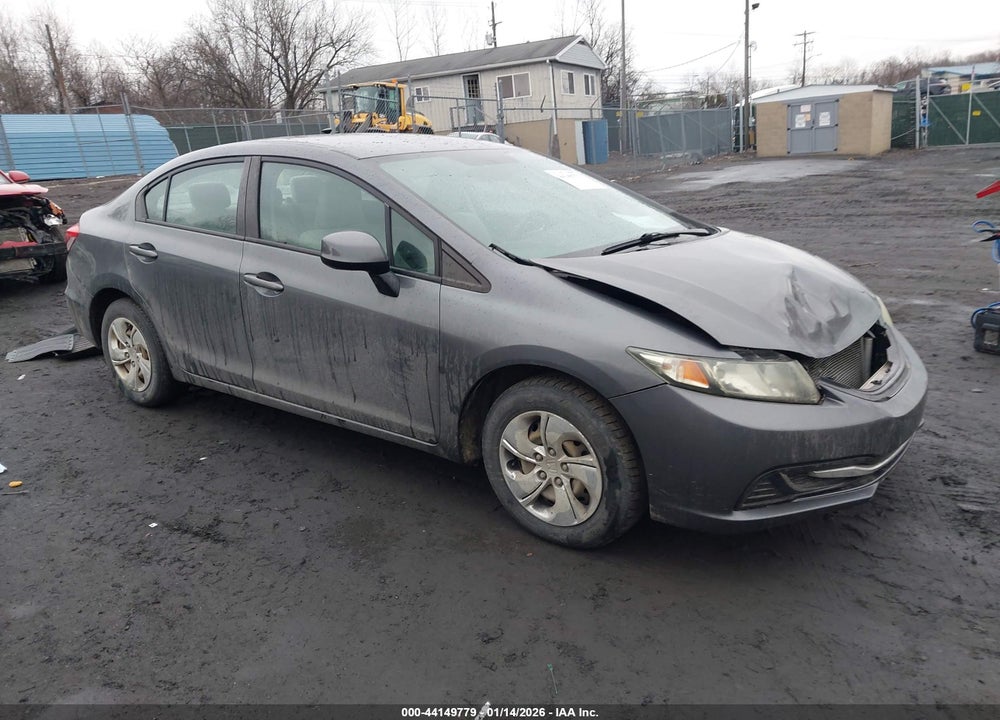 2013 HONDA CIVIC LX VIN: 19XFB2F52DE215752