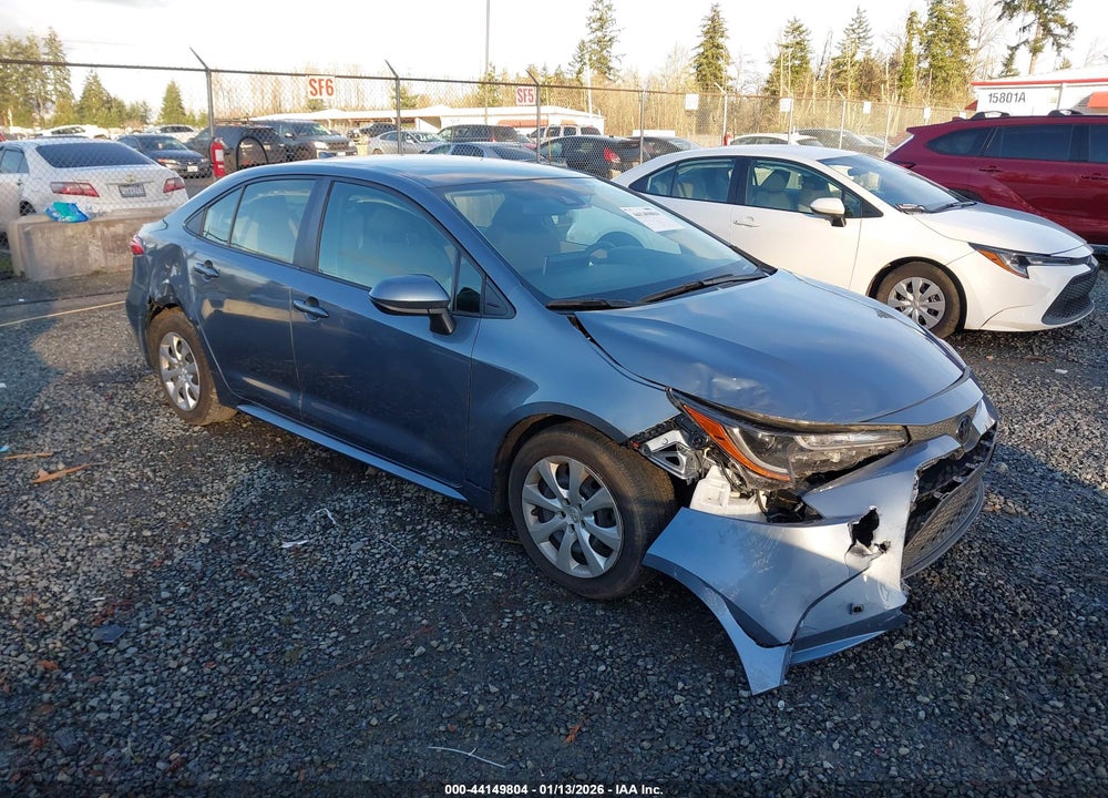 2020 TOYOTA COROLLA LE VIN: JTDEPRAE1LJ058438