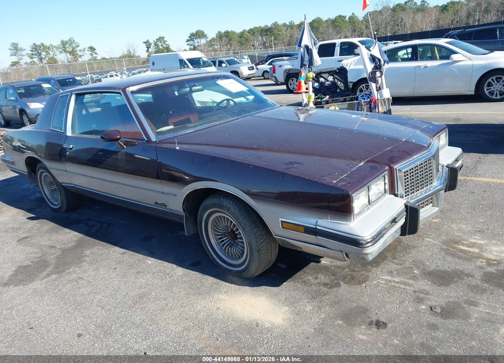 1987 PONTIAC GRAND PRIX VIN: 2G2GJ11H7H2212611