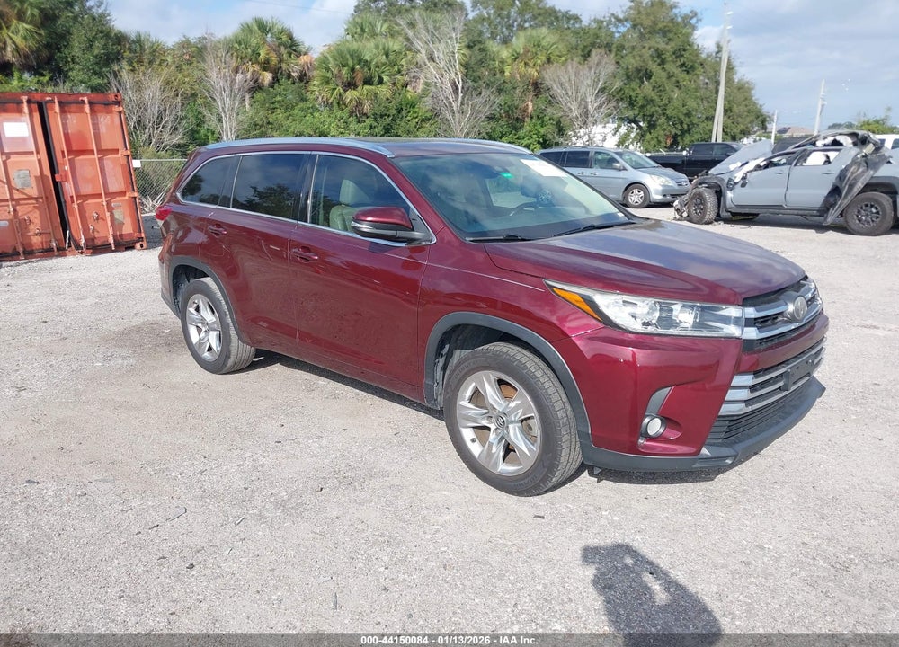2017 TOYOTA HIGHLANDER LIMITED VIN: 5TDYZRFH5HS221354