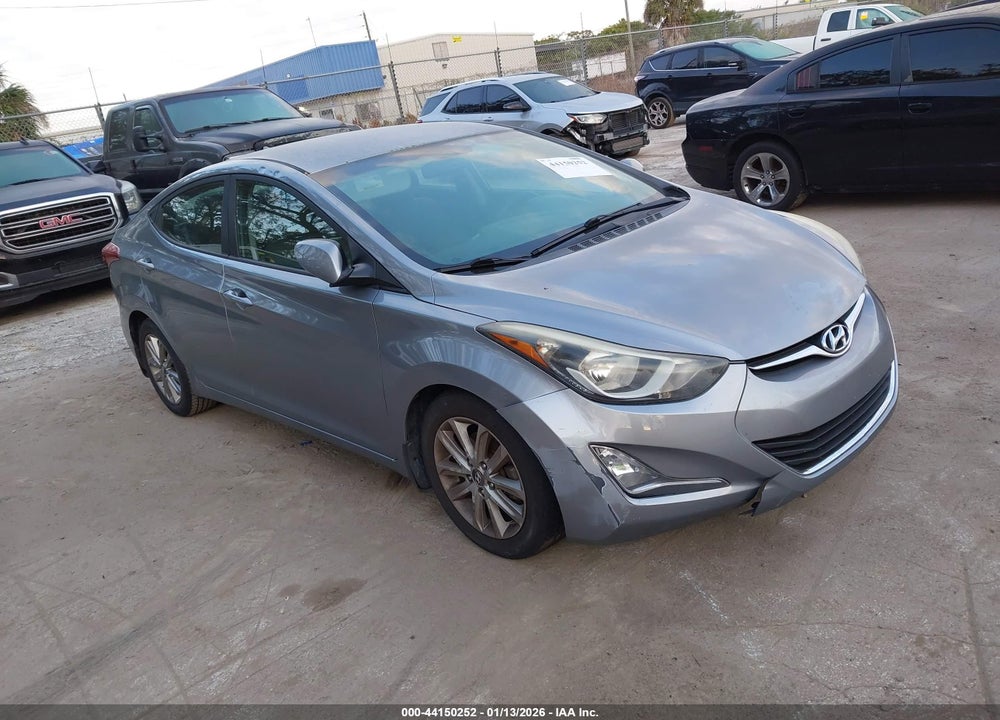 2016 HYUNDAI ELANTRA SE VIN: 5NPDH4AEXGH660829