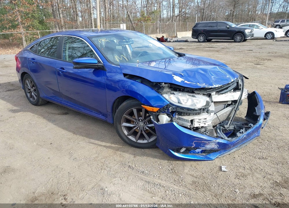 2020 HONDA CIVIC EXL VIN: 2HGFC1F75LH681351
