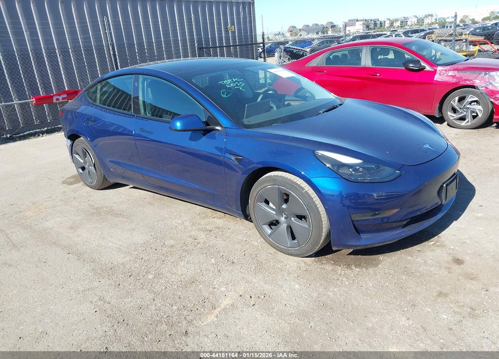 2022 TESLA MODEL 3 REAR-WHEEL DRIVE VIN: 5YJ3E1EA5NF147557