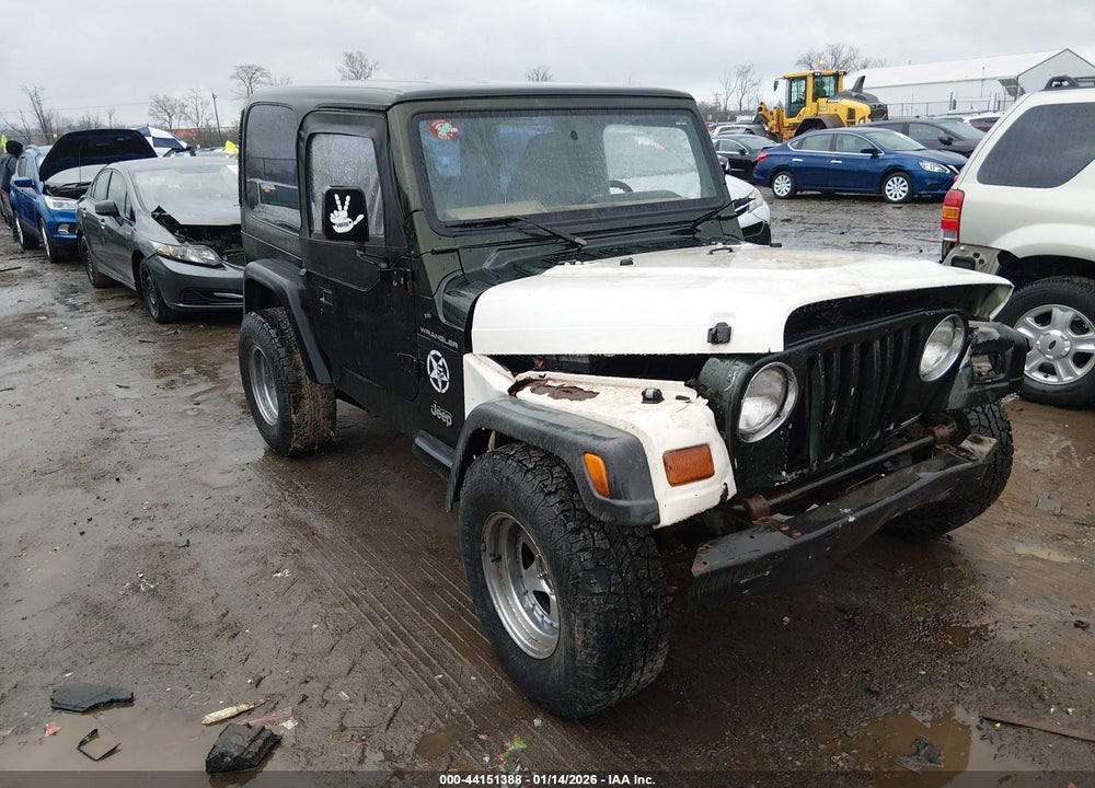 1997 JEEP WRANGLER SE VIN: 1J4FY29P0VP412572