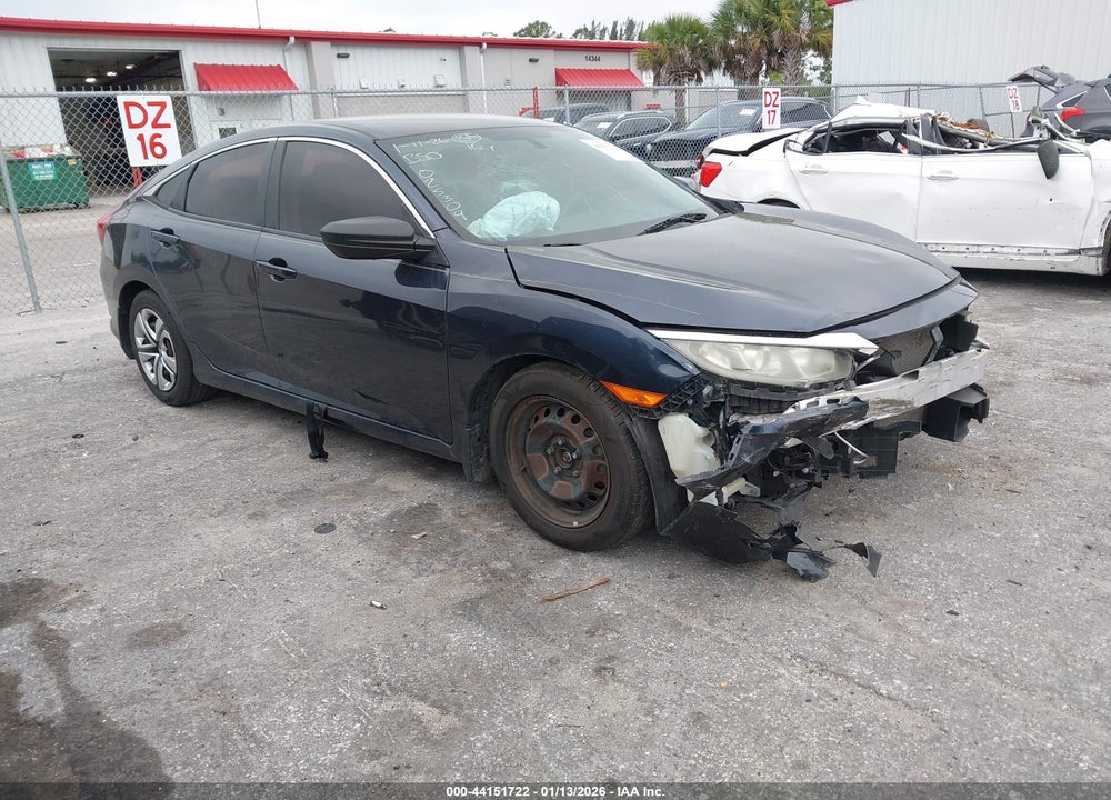 2017 HONDA CIVIC LX VIN: 19XFC2F56HE025309
