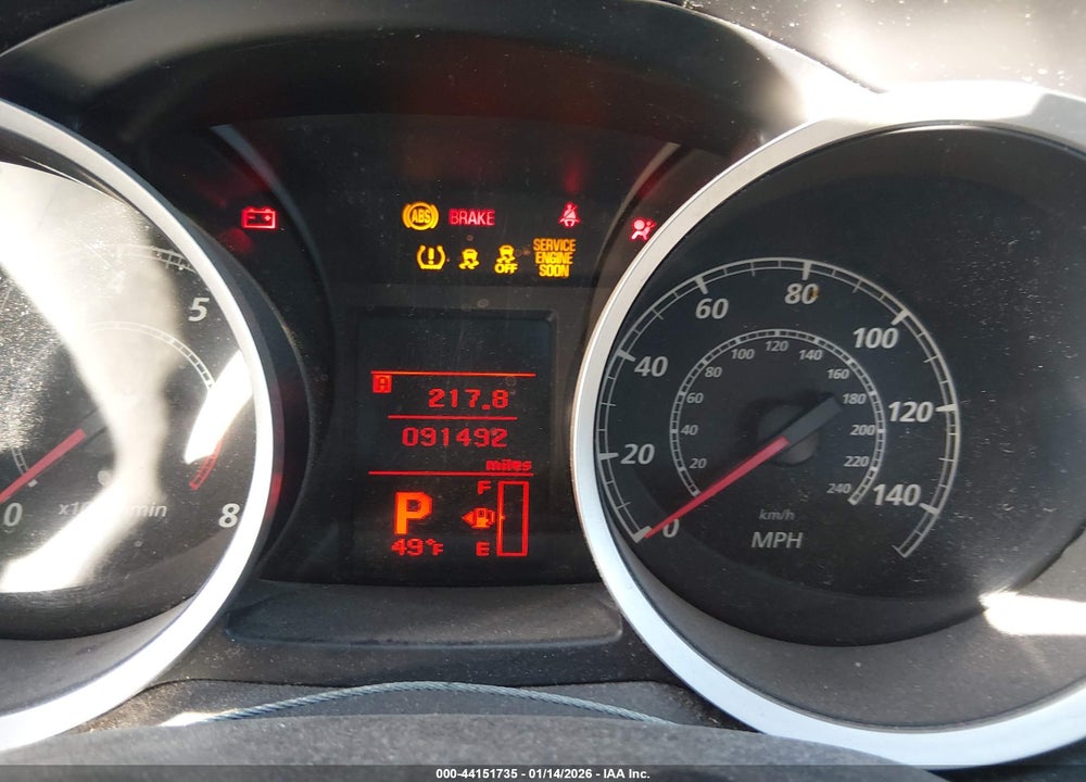 2013 MITSUBISHI LANCER ES VIN: JA32U2FUXDU021390